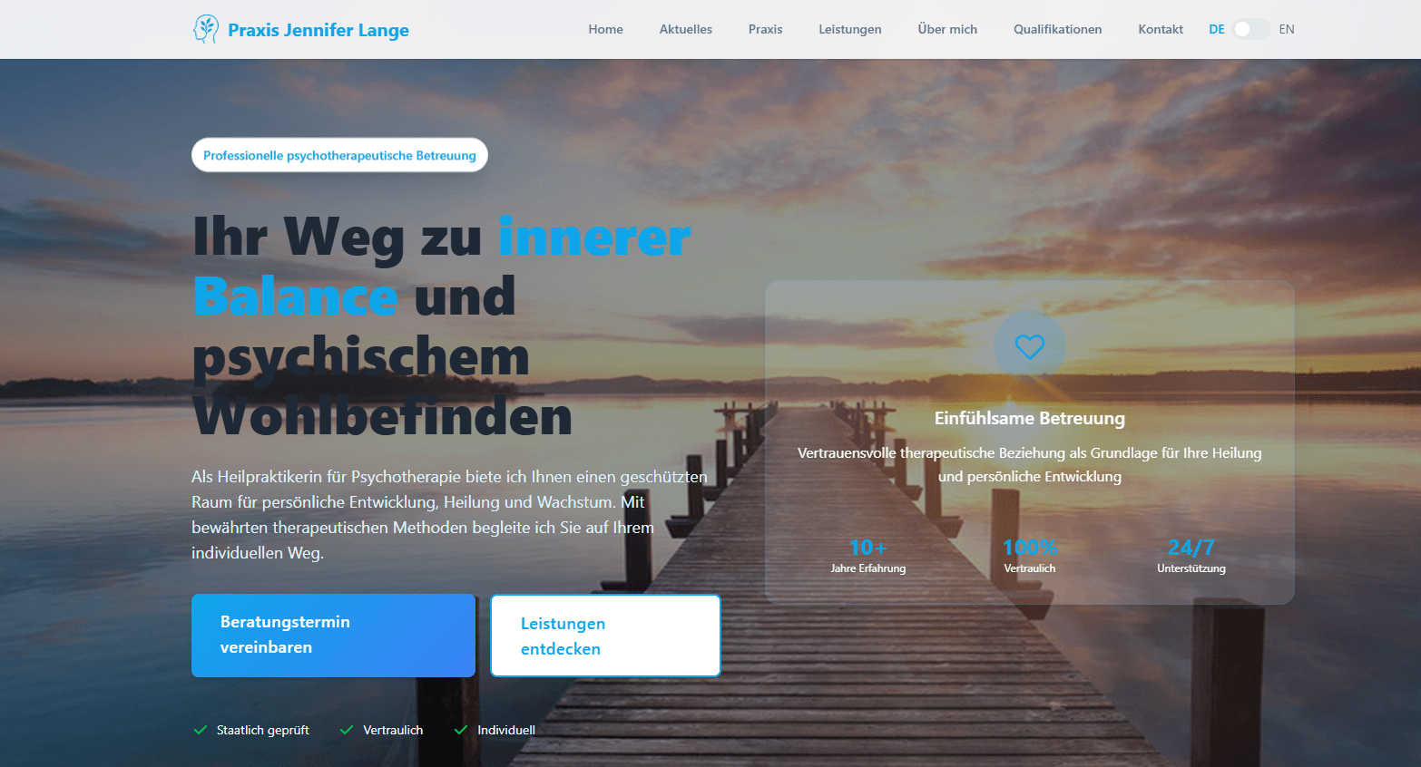 Psychotherapie Praxis Jennifer Lange