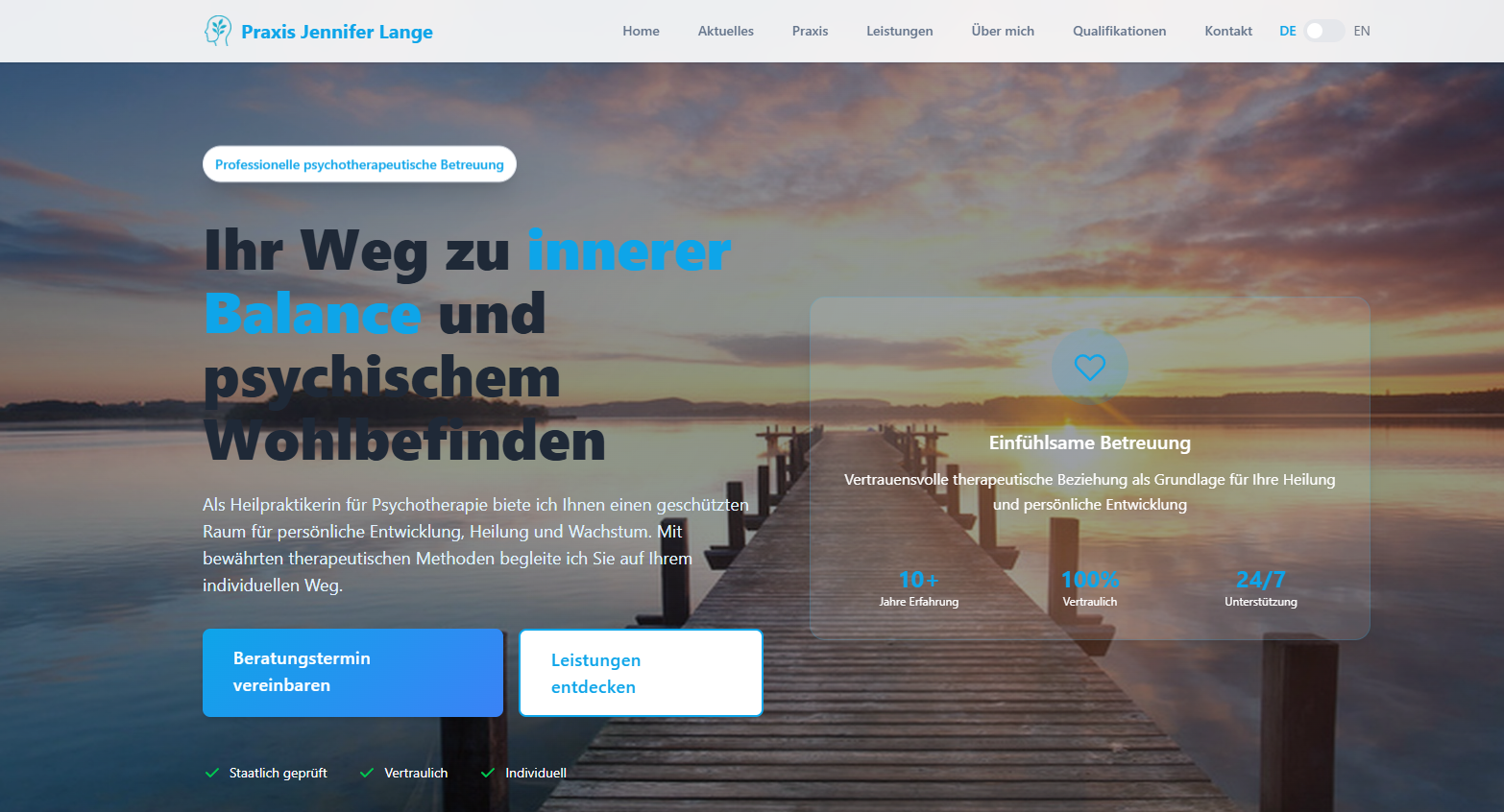 Psychotherapie Praxis Jennifer Lange